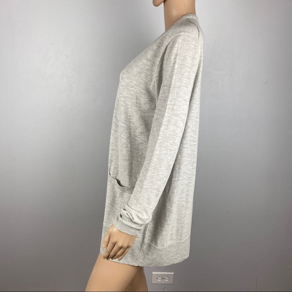 NEW MADEWELL GRAY OPEN FRONT CARDIGAN - Picture 4 of 7
